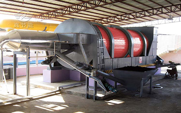 三筒多回程網(wǎng)格式紙漿烘干機